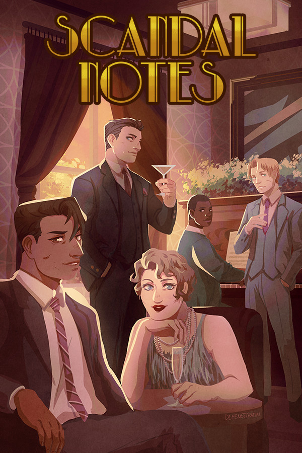 Steam portrait for Scandal Notes.