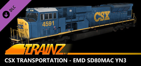 Trainz 2022 DLC - CSX Transportation - EMD SD80MAC YN3 cover art