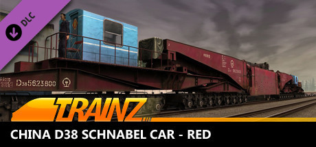 Trainz Plus DLC - China D38 Schnabel Car - Red cover art