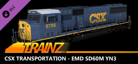 Trainz Plus DLC - CSX Transportation - EMD SD60M YN3 cover art