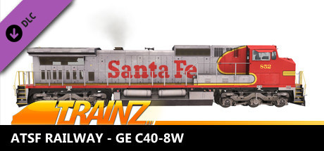 Trainz 2022 DLC - ATSF Railway - GE C40-8W cover art
