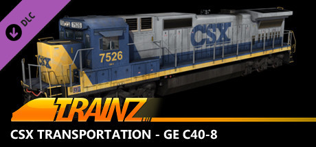 Trainz 2022 DLC - CSX Transportation - GE C40-8 cover art
