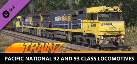 Trainz 2022 DLC - Pacific National 92 and 93 Class Locomotives cover art