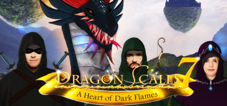 DragonScales 7: A Heart of Dark Flames cover art