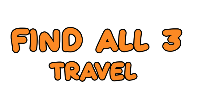 FIND ALL 3: Travel Logo