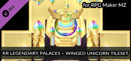 RPG Maker MZ - KR Legendary Palaces - Winged Unicorn Tileset cover art