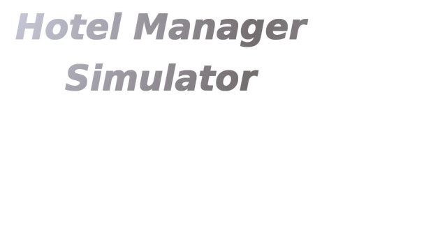 Hotel Manager Simulator Logo