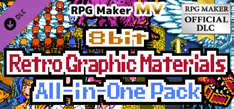 RPG Maker MV - 8bit Retro Graphic Materials All-in-One Pack cover art