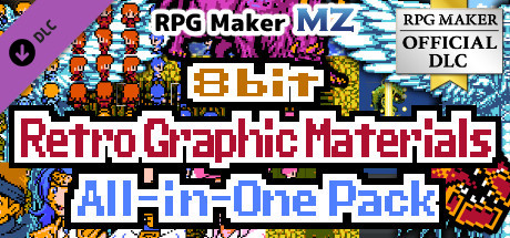 RPG Maker MZ - 8bit Retro Graphic Materials All-in-One Pack cover art