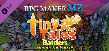 RPG Maker MZ - MT Tiny Tales Battlers - Elemental Forces cover art