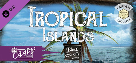 Fantasy Grounds - Black Scrolls Tropical Island (Map Tiles Pack) cover art