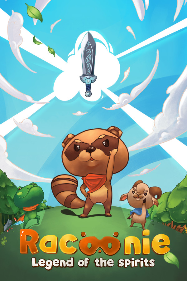 Steam portrait for Racoonie: Legend of the Spirits.