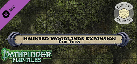 Fantasy Grounds - Pathfinder RPG - Flip-Tiles - Haunted Woodlands Expansion cover art