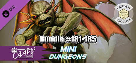 Fantasy Grounds - Mini-Dungeons Bundle #181-185 cover art