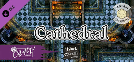 Fantasy Grounds - Black Scrolls Cathedral (Map Tiles Pack) cover art