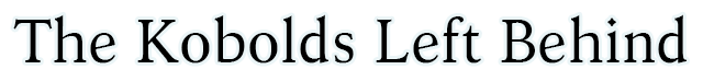 The Kobolds Left Behind Logo