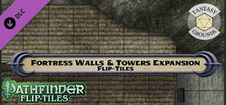 Fantasy Grounds - Pathfinder RPG - Flip-Tiles - Fortress Walls and Towers Expansion cover art