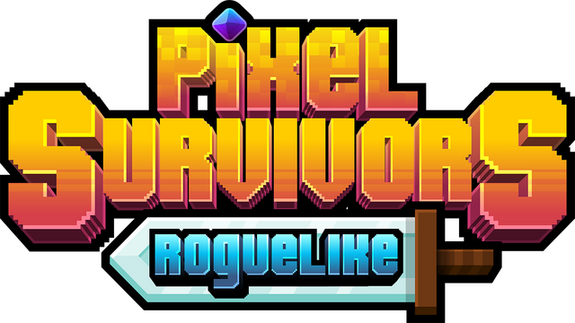 Pixel Survivors : Roguelike Logo
