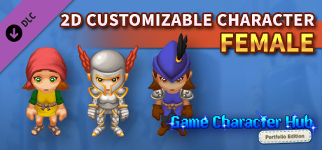 Game Character Hub PE: 2D Customizable Character - Female cover art
