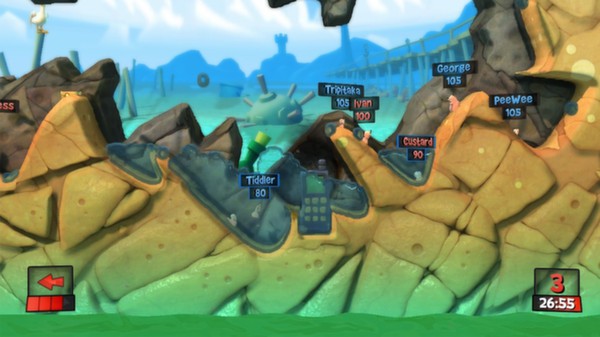Worms Revolution game for Linux 1