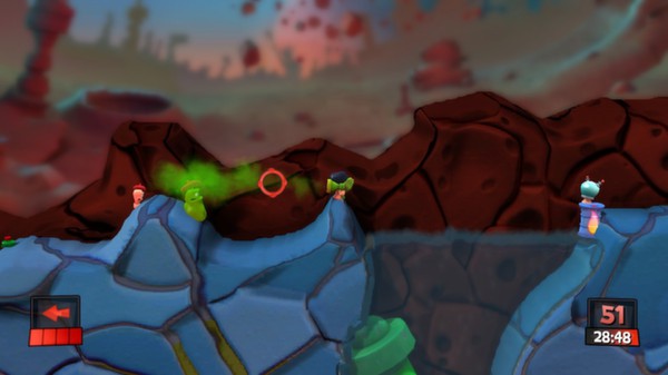 Скриншот из Worms Revolution - Mars