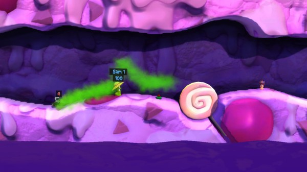 Скриншот из Worms Revolution - Funfair