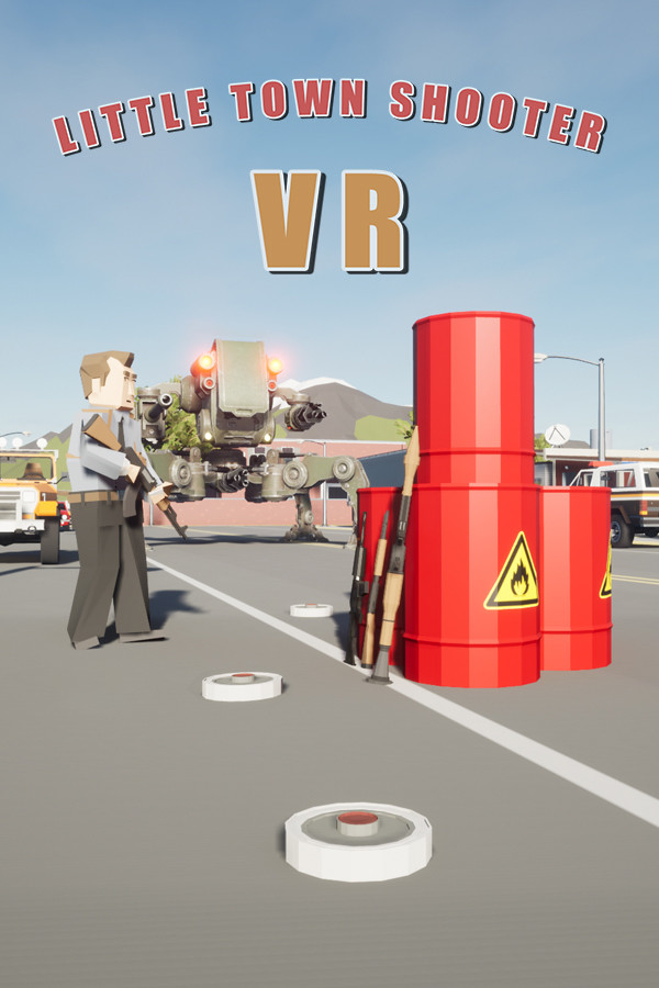 Steam portrait for Little Town Shooter VR.