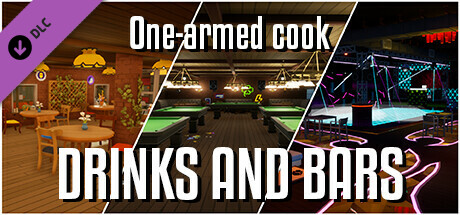 One-armed Cook: Drinks and bars cover art