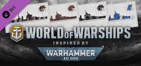 World of Warships × Warhammer 40,000: Grimdark Camouflage Pack cover art