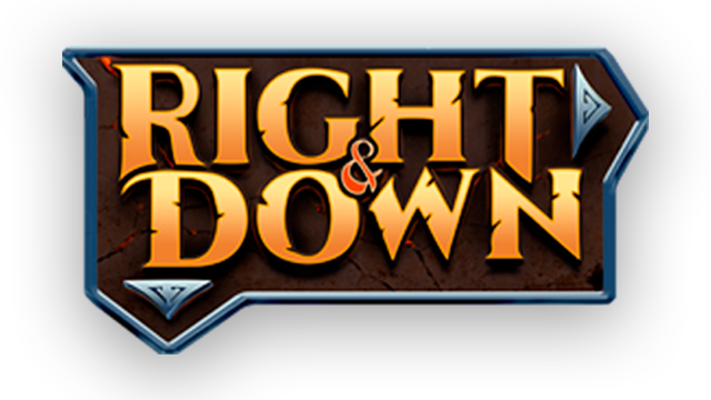 Right and Down Logo
