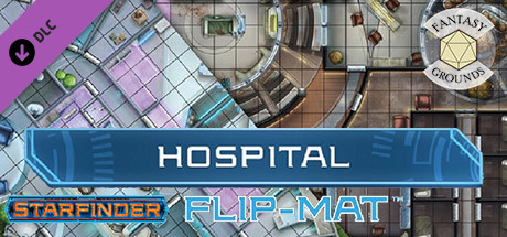 Fantasy Grounds - Starfinder RPG - Flipmat -Hospital cover art