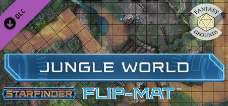 Fantasy Grounds - Starfinder RPG - Flipmat-Jungle World cover art