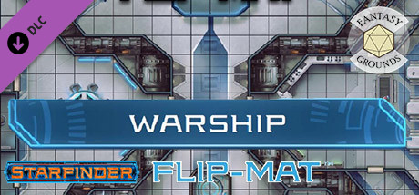 Fantasy Grounds - Starfinder RPG - Flipmat - Warship cover art