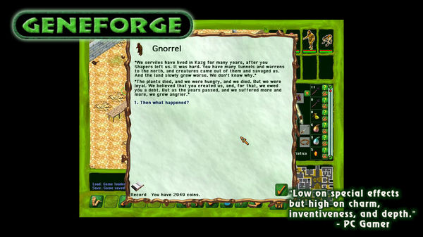 Скриншот из Geneforge 1