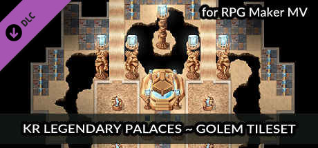 RPG Maker MV - KR Legendary Palaces - Golem Tileset cover art