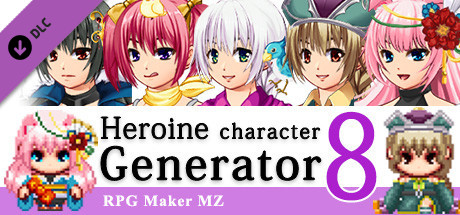 RPG Maker MZ - Heroine Character Generator 8 for MZ cover art