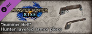 Monster Hunter Rise - "Summer Belt" Hunter layered armor piece