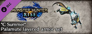 Monster Hunter Rise - "C Summer" Palamute layered armor set