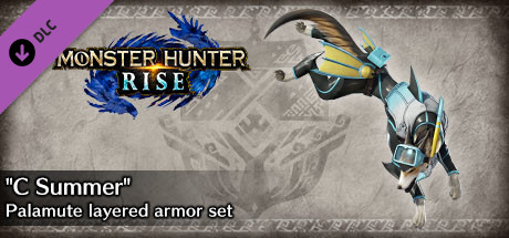 Monster Hunter Rise - "C Summer" Palamute layered armor set cover art