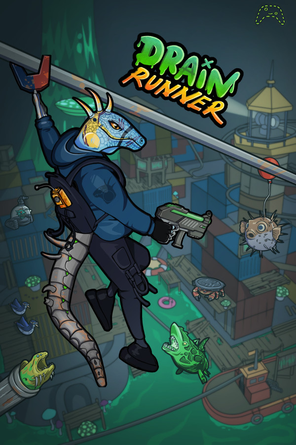 Steam portrait for Drain Runner.