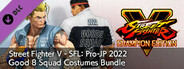 Street Fighter V - SFL: Pro-JP 2022 Good 8 Squad Costumes Bundle