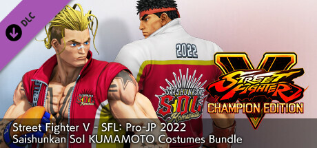 Street Fighter V - SFL: Pro-JP 2022 Saishunkan Sol KUMAMOTO Costumes Bundle cover art