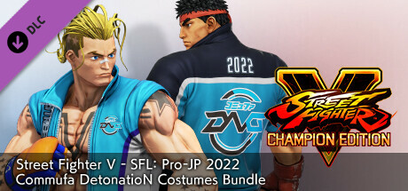 Street Fighter V - SFL: Pro-JP 2022 Commufa DetonatioN Costumes Bundle cover art
