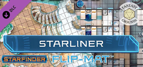 Fantasy Grounds - Starfinder RPG - Flipmat - Starliner cover art