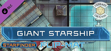 Fantasy Grounds - Starfinder RPG - FlipMat - Giant Starship cover art