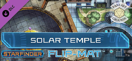 Fantasy Grounds - Starfinder RPG - FlipMat - Solar Temple cover art