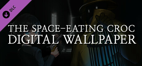 The Space-Eating Croc Digital Wallpaper cover art