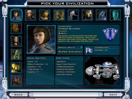 Скриншот из Galactic Civilizations II: Ultimate Edition