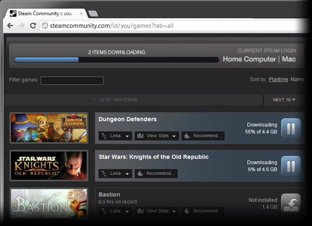 how to view downloaded mods on steam