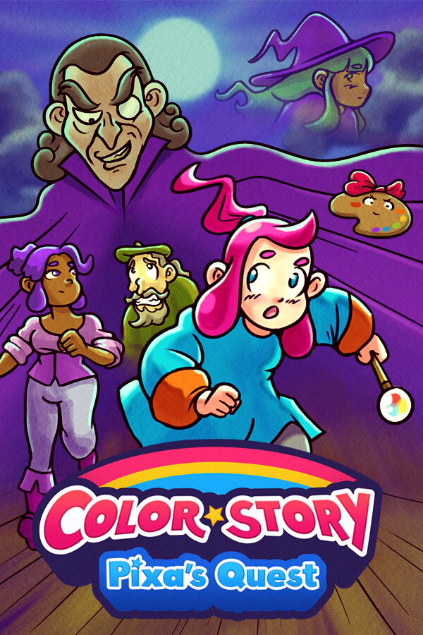 Steam portrait for Color Story: Pixa's Quest.